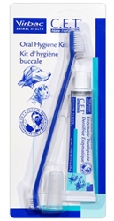 CET Duel-End Toothbrush, Fingerbrush & Enzymatic Toothpaste Kit