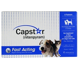 Capstar For Cats & Dogs 2-25 lbs, 6 Tablets