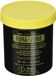 Fura-Zone (Nitrofurazone) Ointment, 1 lb Jar
