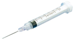 Monoject Syringe 3 cc, 22G X 3/4" Luer Lock, Single Syringe