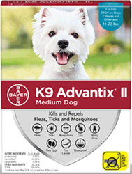 K9 Advantix II For Medium Dogs 11-20 lbs, 6 Pack