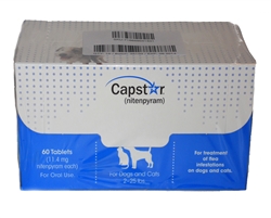 Capstar For Cats & Dogs 2-25 lbs, 60 Tablets