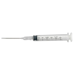 Monoject Syringe 3cc 20G x 1" Regular Luer, 100/Box