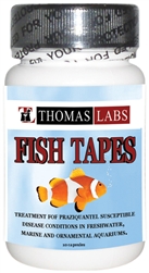 Fish Tapes (Praziquantel) 34 mg, 12 Capsules