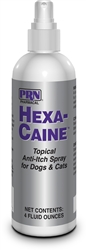 Hexa-Caine Topical Anti-Itch Spray For Dogs, Cats & Horses, 4 oz