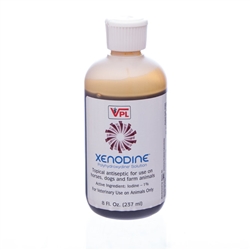 Xenodine Iodine Antiseptic Solution, 8 oz Squeeze Bottle