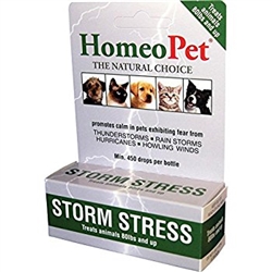 HomeoPet Pro Storm Stress For Animals 80 lbs & Over, 5 ml