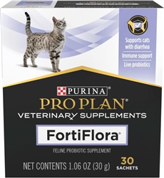 Purina Pro Plan Veterinary Diets FortiFlora Feline Nutritional Supplement, 30 Sachets