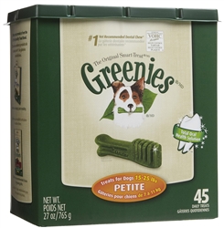 Greenies Tub Treat Pack - Petite 27 oz. (45 Count)