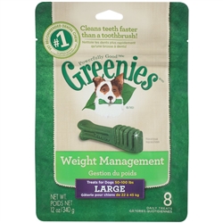 Greenies Weight Management Treat Pack, Large 8 Pack