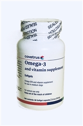 Omega-3 and Vitamin Supplement For Medium Breeds 31-60 lbs, 60 softgels
