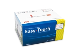 EasyTouch Insulin Syringe U-100 1 cc 31G X 5/16", 100/Box