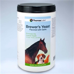 Thomas Labs Brewer's Yeast Flavored With Garlic, 16 oz