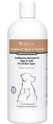VetOne CeraDerm Aloe and Oatmeal Conditioning Shampoo, 16 oz