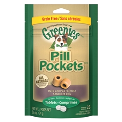 Greenies Pill Pockets Grain Free Formula For Dogs, 25 Count For Tablets