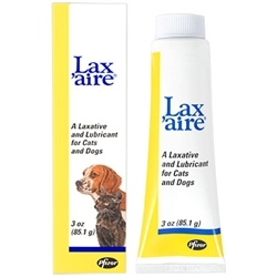 Lax'Aire Laxative & Lubricant For Dogs & Cats - 3 oz
