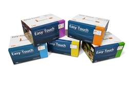 EasyTouch Insulin Syringe U-100 .5 cc 30G X 1/2", 100/Box