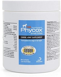 PhyCox HA Small Bites Canine Soft Chews - 120 Count
