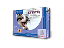 EFFITIX Topical Solution For Dogs 23-44.9 lbs, 3 Month Supply