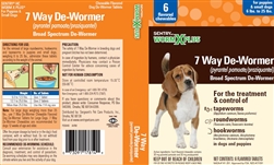 Sentry HC WormX Plus 7 Way De-Wormer Small Dog, 2 Chewable Tablets