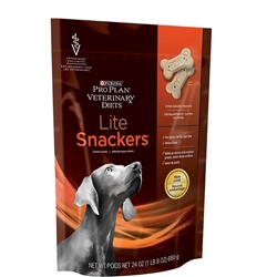 Purina Pro Plan Veterinary Diets Lite Snackers Dog Treats, 8 oz, Case of 12