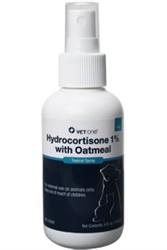 VetOne Hydrocortisone 1% With Oatmeal Topical Spray - 4 oz