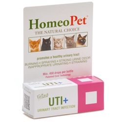HomeoPet Feline UTI+ Urinary Tract Infection, 15 ml