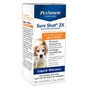 Sure Shot 2X Wormer For Dogs, 2 oz