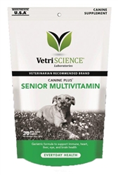 Canine Plus Senior MultiVitamin, 30 Chews