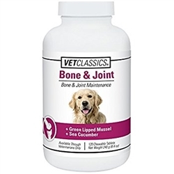 VetClassics Bone & Joint Maintenance Canine, 120 Chewable Tablets