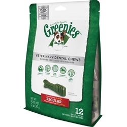 Greenies Veterinary Dental Chews, Regular, 12 Chews