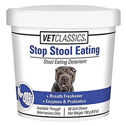 VetClassics Stop Stool Eating, 90 Soft Chews