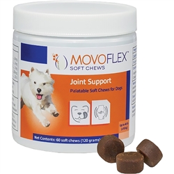 Movoflex Soft Chews Joint Support For Dogs Up to 40 lbs, 60 Soft Chews