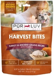Pur Luv Harvest Bars Turkey, Ancient Grains, & Cranberry, 18 oz