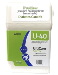 ProZinc Diabetes Care Kit Insulin Syringe U-40 3/10cc 29G X 1/2