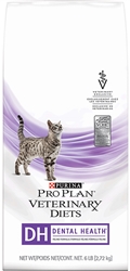 Purina Pro Plan Veterinary Diets DH Dental Health Feline Formula - Dry, 6 lbs