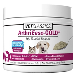VetClassics ArthriEase-Gold Hip & Joint Support For Pets, 5 oz Powder