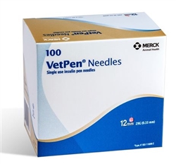 VetPen Needles, 29G X 12mm, 100/Box
