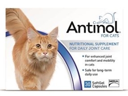 Antinol Joint Health Supplement For Cats, 30 SoftGels