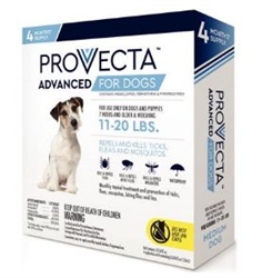 Provecta Advanced For Medium Dogs 11-20 lbs, 4 Doses