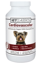 VetClassics Cardiovascular For Dogs, 120 Chewable Tablets
