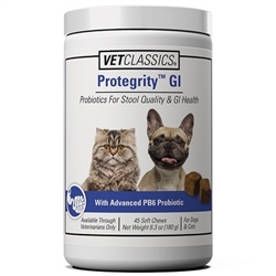 Vet Classics Protegrity GI For Dogs & Cats, 45 Soft Chews