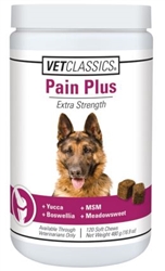 Vet Classics Pain Plus For Dogs, 120 Soft Chews