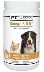 VetClassics Omega 3-6-9 Skin & Coat Supplement Powder, 14 oz