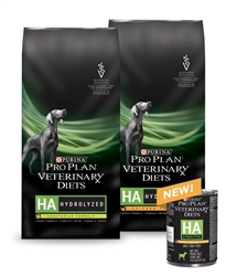 Purina Pro Plan Veterinary Diets HA Hypoallergenic Canine Formula, Chicken - 12-13.3 oz Cans