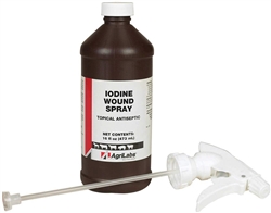 Iodine Wound Spray, 16 oz Spray