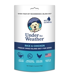 Under the Weather Rice & Chicken Freeze Dried Bland Diet For Dogs, 6 oz