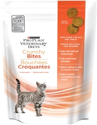 Purina Pro Plan Veterinary Diets Feline Crunchy Bites Dental Treats, 1.8 oz, 10 Pack