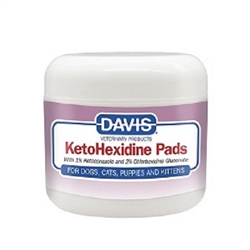 Davis KetoHexidine Pads, 50 Wipes